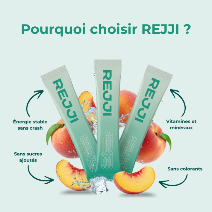 28 Sachets d'Électrolytes - Arôme Pêche