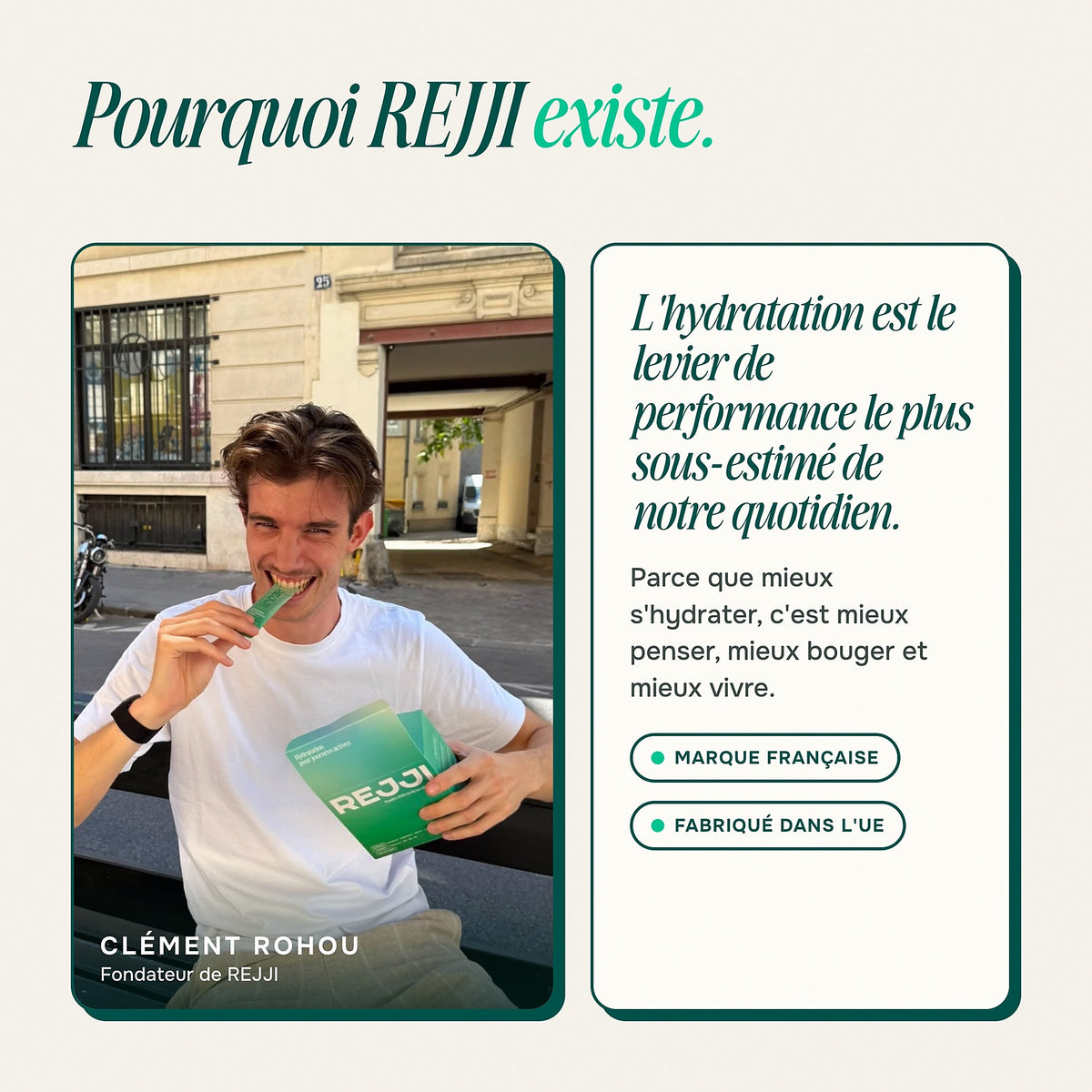 Clément Rohou, fondateur de REJJI